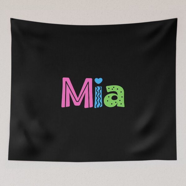 Item preview, Mia Personalized Name Mia designed and sold by Meaningfully.