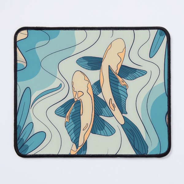 Item preview, Blue Koi Fish designed and sold by Swadeillustrations.