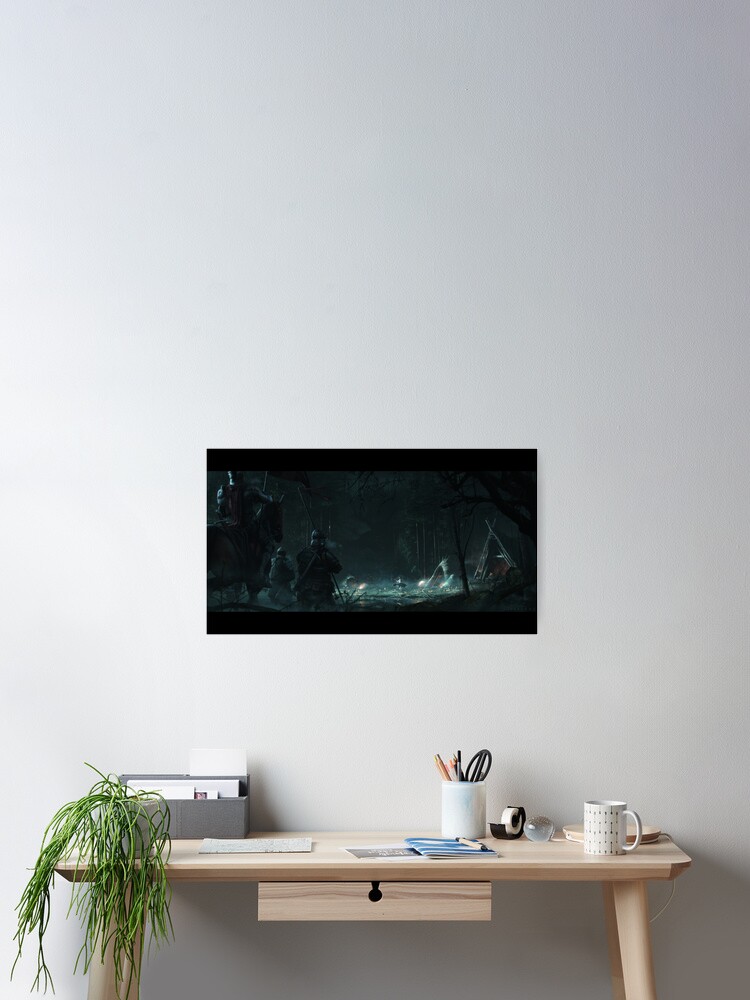 Aperçu 2 sur 3. Poster avec l'œuvre The Witch créée et vendue par Jouandeau.