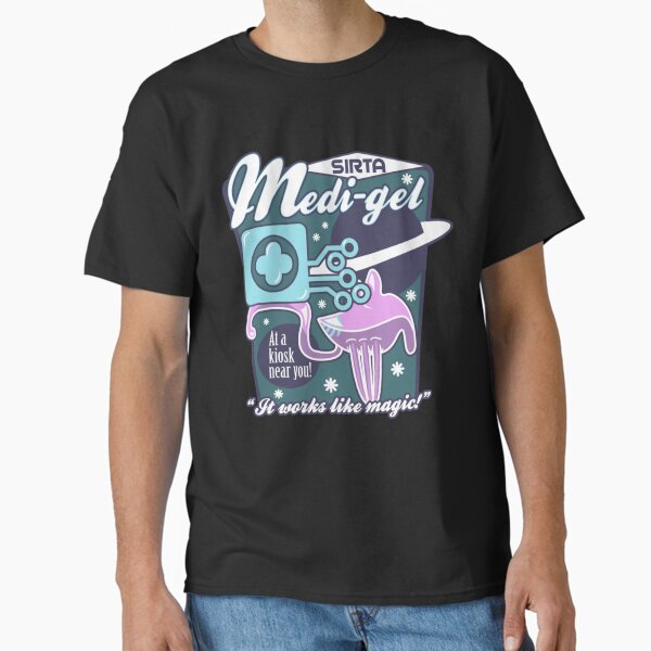 Vista previa del artículo con la obra «Anuncio de Medigel», diseñado y vendido por BlazingUpShop.