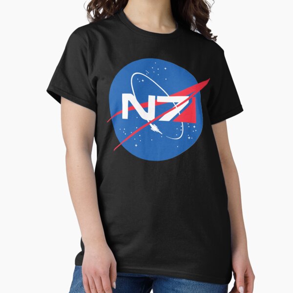 Vista previa del artículo con la obra «N7 NASA Mass Effect Activo», diseñado y vendido por BlazingUpShop.