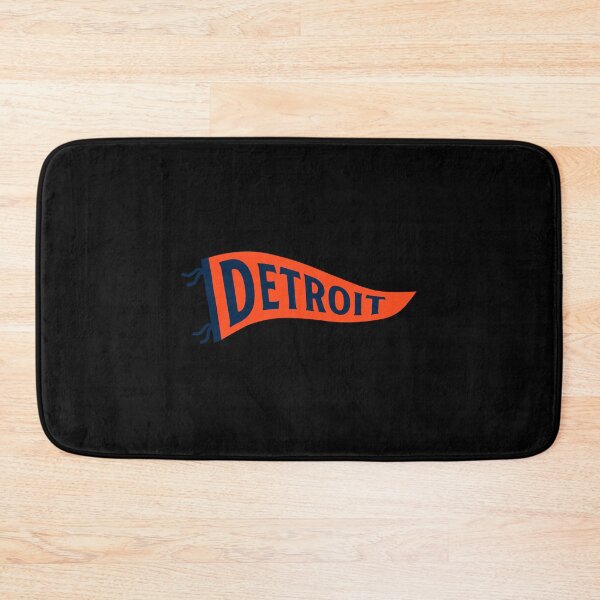 Item preview, Detroit Pennant Navy 2 Sticker designed and sold by ayeshadanaqws.