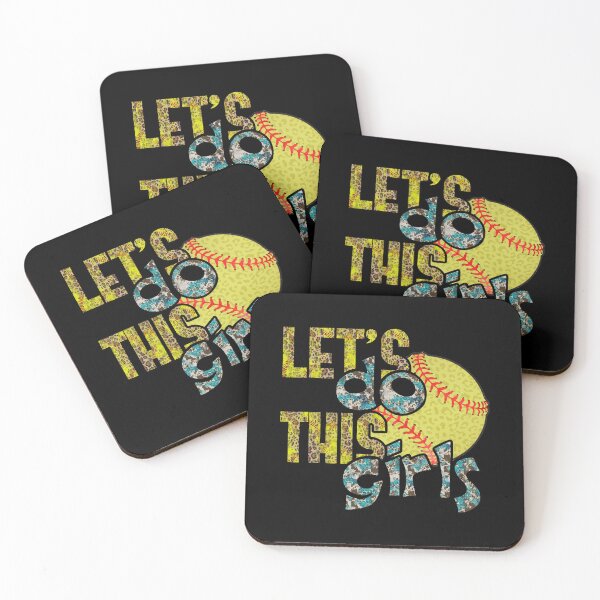 Item preview, Let's Do This Girls Softball  Ball Mom Fastpitch Leopard designed and sold by 99Fastpitch.