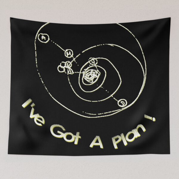 Item preview, I've Got A Plan! dark/black backgrounds designed and sold by iNukeDesign.