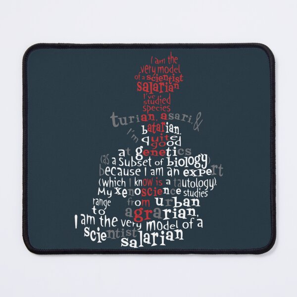 Item preview, Scientist Salarian (no borders version) designed and sold by BlazingUpShop.