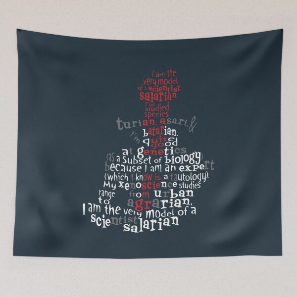 Item preview, Scientist Salarian (no borders version) designed and sold by BlazingUpShop.