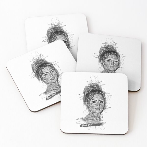 Item preview, Demi Rose, Demi Rose Abstract Sketch Art designed and sold by graphic-genie.