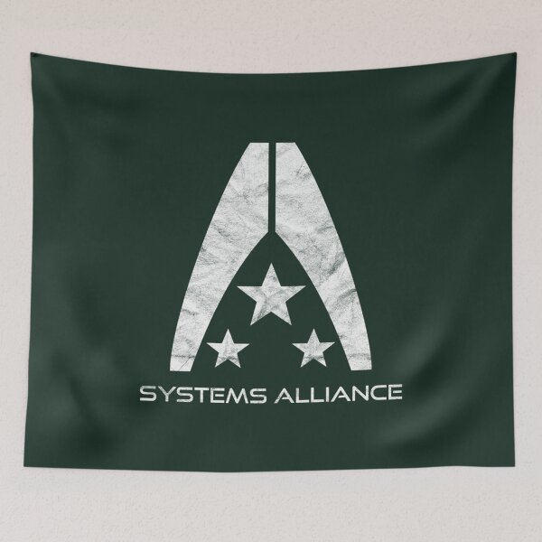 Item preview, Systems Alliance Logo inspired by Mass Effect   designed and sold by BlazingUpShop.