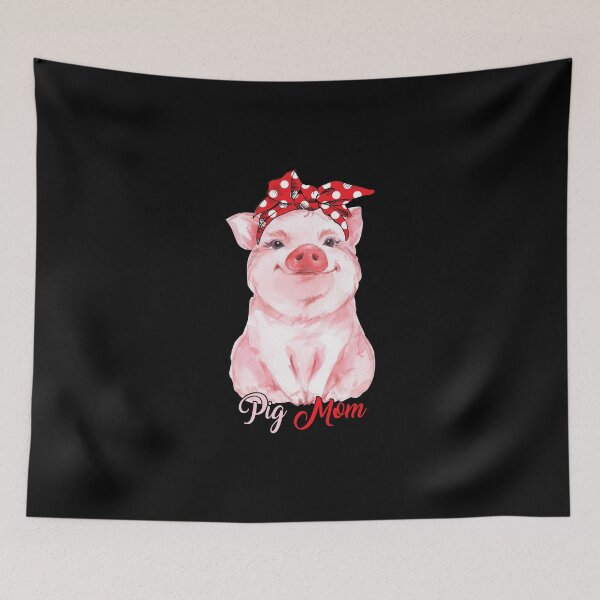 Item preview, pig mom watercolor, Pigs Lover designed and sold by HolliuxGift.