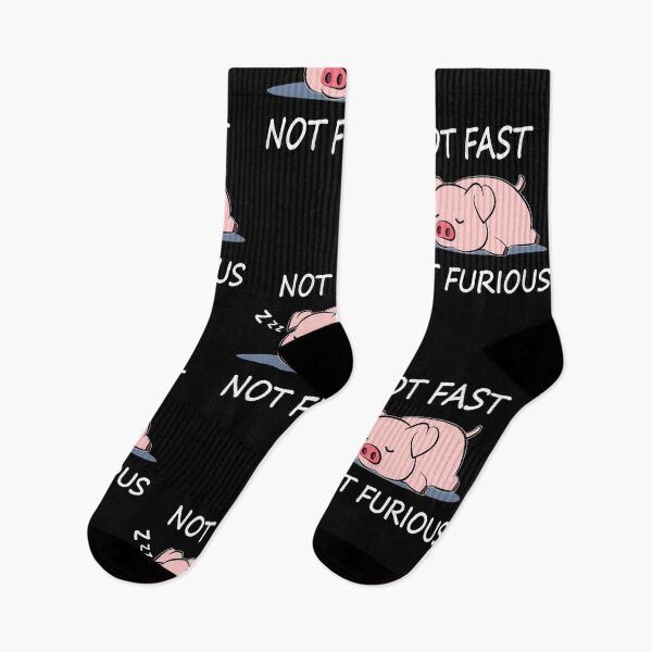 Item preview, Pig- Not fast Not Furious, Pigs Lover designed and sold by HolliuxGift.