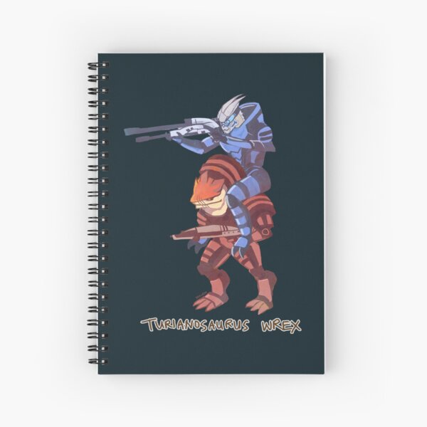 Turianosaurus Wrex Spiral Notebook
