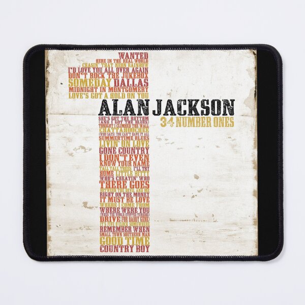 Item preview, Alan Jackson 34 number ones designed and sold by LawrenceMachado.
