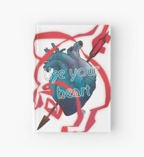 Use your heart! Hardcover Journal