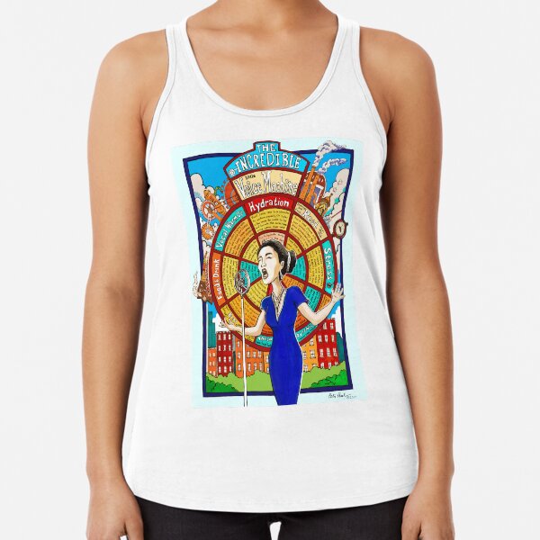 The Incredible Little Vocal Machine Racerback Tank Top