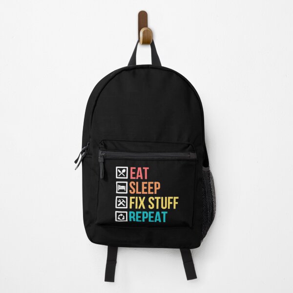 Item preview, Eat Sleep Fix Stuff Repeat | Funny Repairman Sayings designed and sold by chetan786.