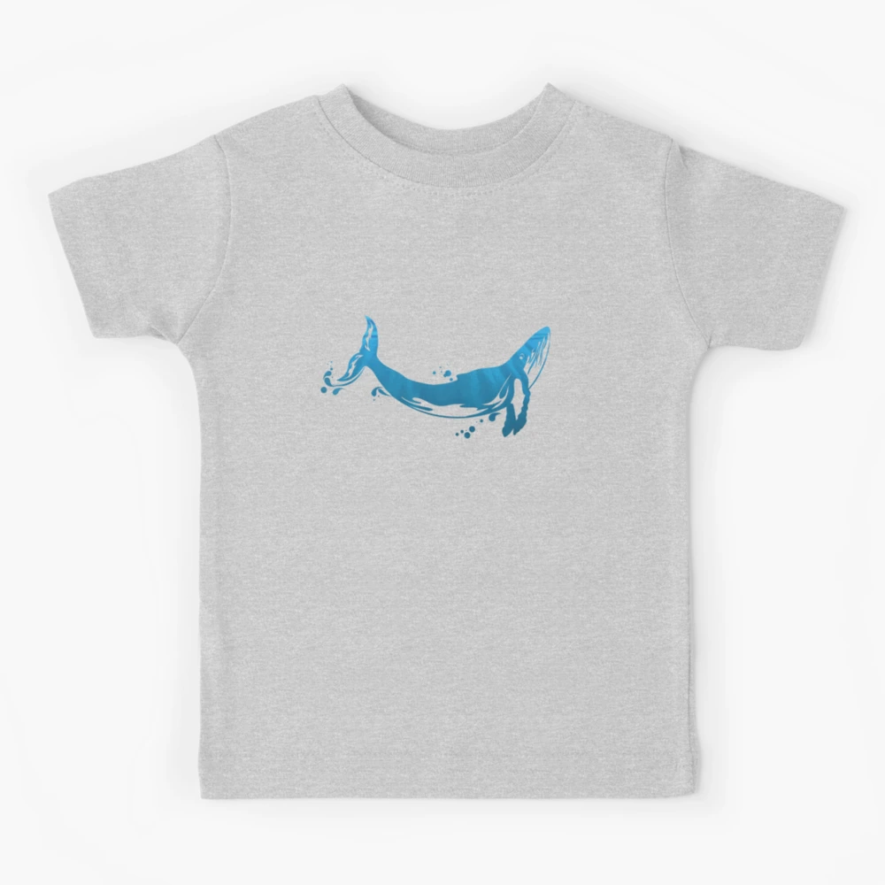 Humpback Whale and Little Fish T Shirts, 60% Cotton, for Men 