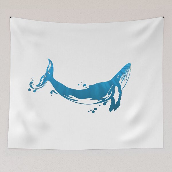 Item preview, Humpback Whale In Blue designed and sold by Heathermarie321.