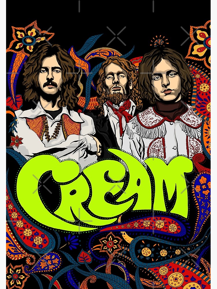 "Cream Band, Clapton, no background" Poster by helenacooper Redbubble