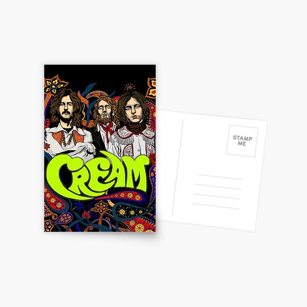 Cream Band, Clapton, no background Postcard