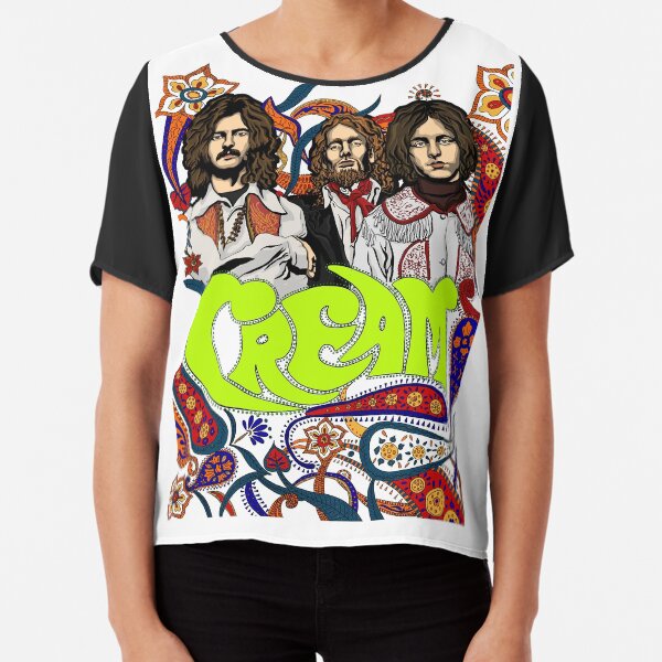 Cream Band, Clapton, no background Chiffon Top