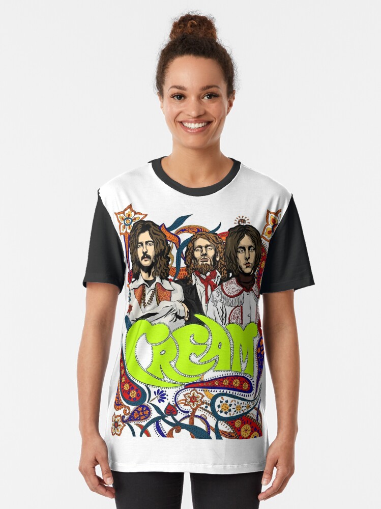 "Cream Band, Clapton, no background" Tshirt by helenacooper Redbubble