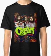Camiseta clásica Cream Band, Clapton, sin fondo
