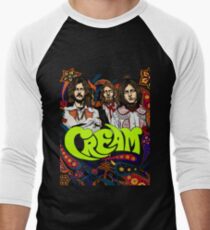 Cream Band, Clapton, no background Men's Baseball ¾ T-Shirt