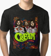 Camiseta de tejido mixto Cream Band, Clapton, sin fondo