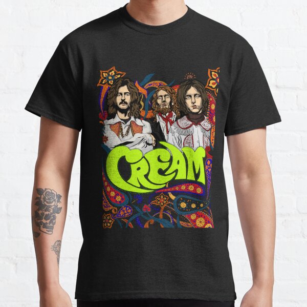 cream t shirt band