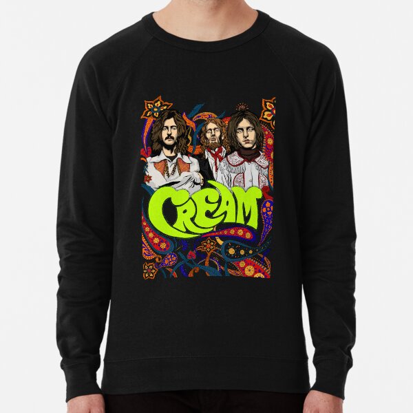 Cream Band, Clapton, no background Lightweight Sweatshirt