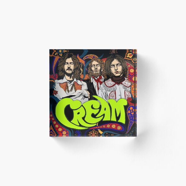 Cream Band, Clapton, no background Acrylic Block