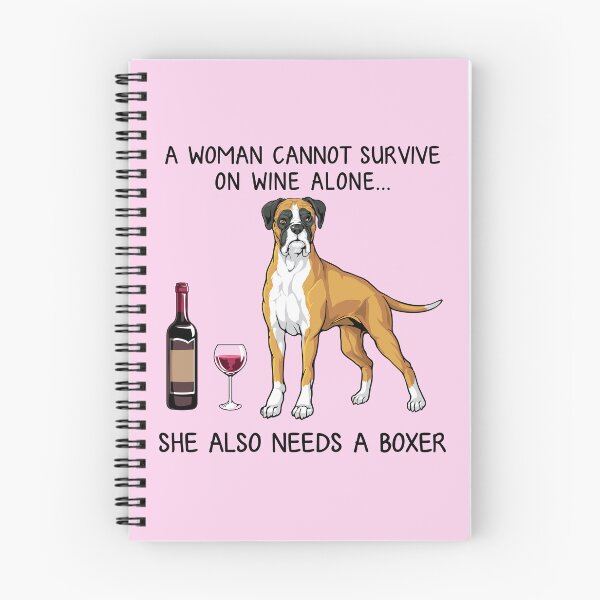 Artikelvorschau, Boxer und Wein Lustiges Geschenk für Hundemama entworfen und verkauft von TeeDoozy.