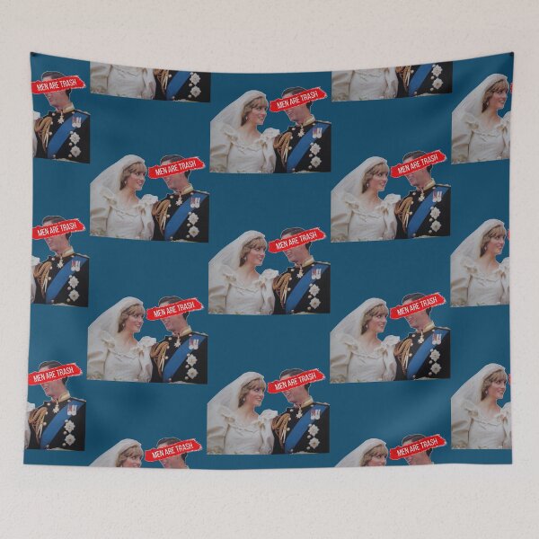 Item preview, Men Are Trash Charles and Diana    designed and sold by GarciaLovell.