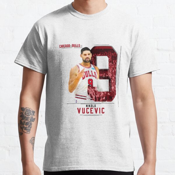 Nike Youth Chicago Bulls Nikola Vucevic #9 Black T-Shirt, Boys', Medium