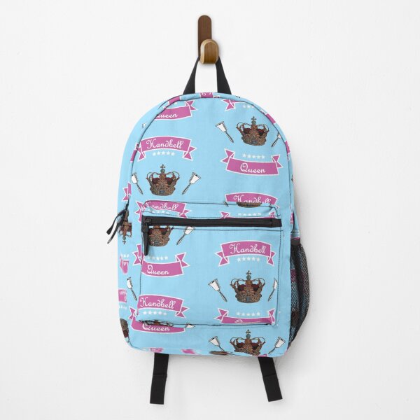 Item preview, Handbell Queen Pink on Blue designed and sold by SubtleSplit.