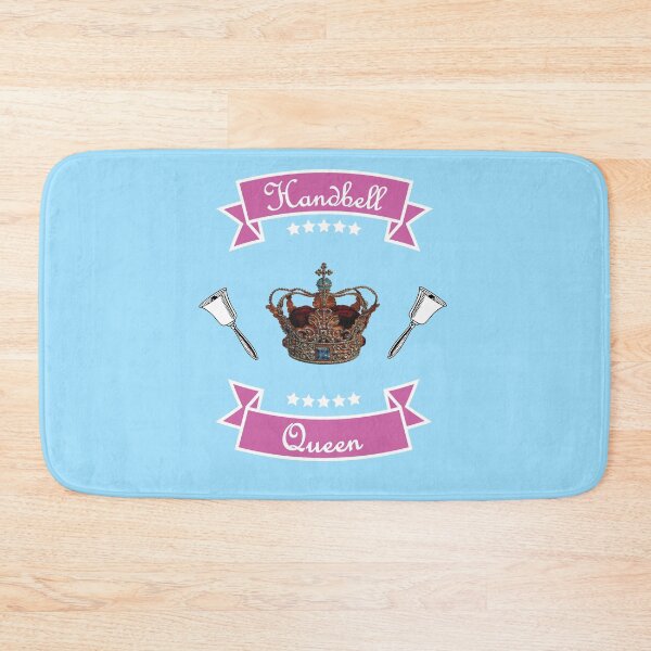 Item preview, Handbell Queen Pink on Blue designed and sold by SubtleSplit.