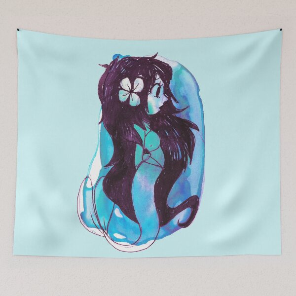 Item preview, Blue Watercolor Mermaid designed and sold by SaradaBoru.