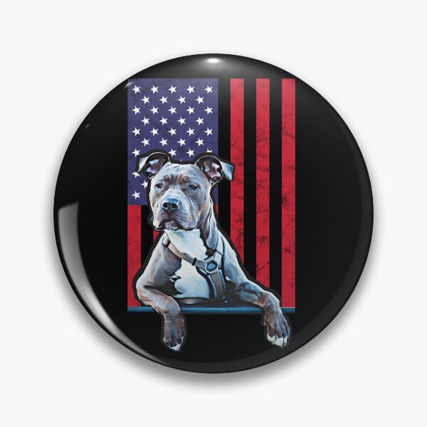 Item preview, Pitbull American Flag - 4th of July designed and sold by csoDesign.
