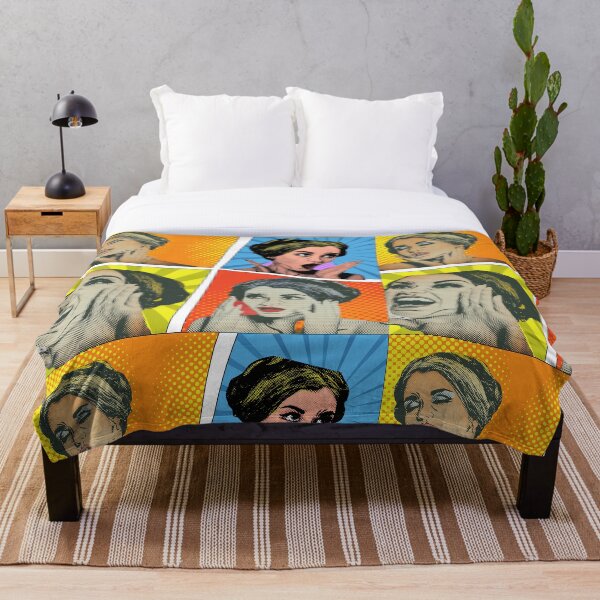 Item preview, Pop art comic lady designed and sold by RecStore.