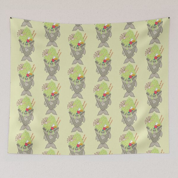 Item preview, piranha taiyaki ice cream, designed and sold by Ruby Mendiola.