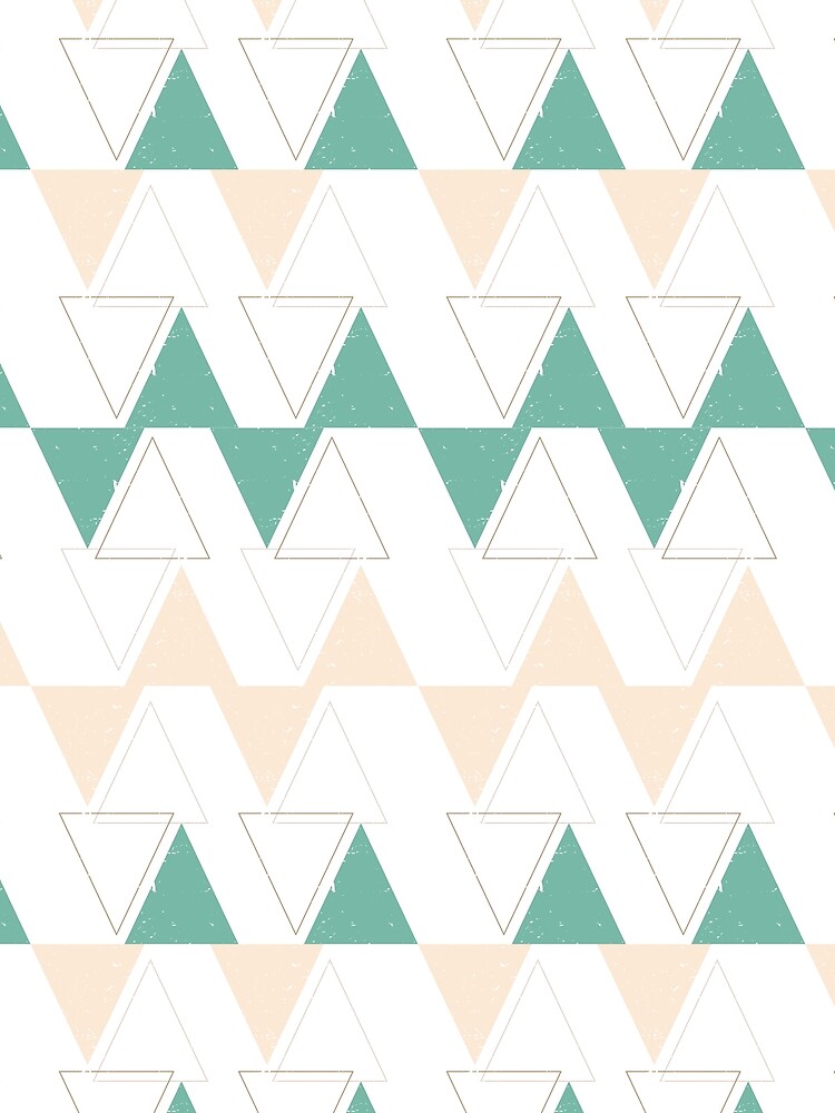 Thumbnail 3 of 3, Scarf, Geometric Abstract Triangle Pattern designed and sold by Ti-Media.