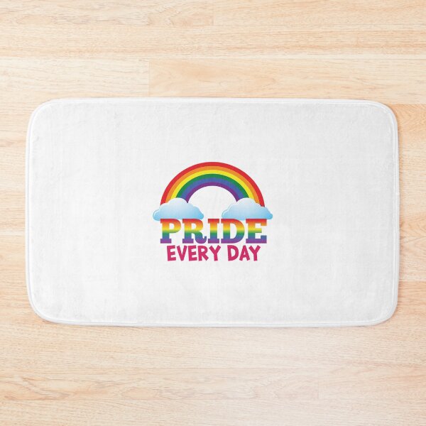 Item preview, 'Pride Every Day' (White) designed and sold by The Button Gal.