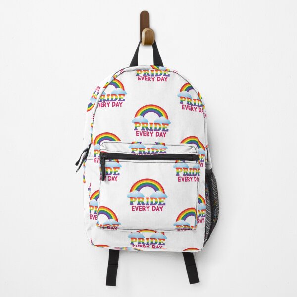 Item preview, 'Pride Every Day' (White) designed and sold by The Button Gal.