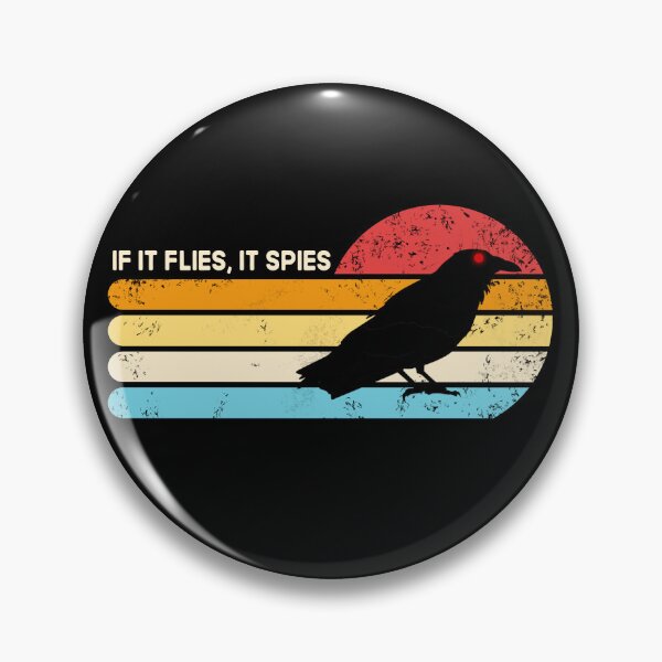 Item preview, If It Flies It Spies Conspiracy Theory Birds Aren't Real Gear designed and sold by DynamicDesign.