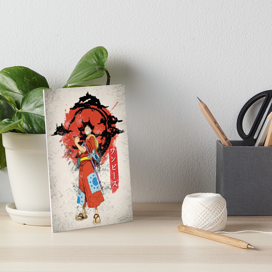 Luffy Wano Art Board Print For Sale By GlennButler Redbubble