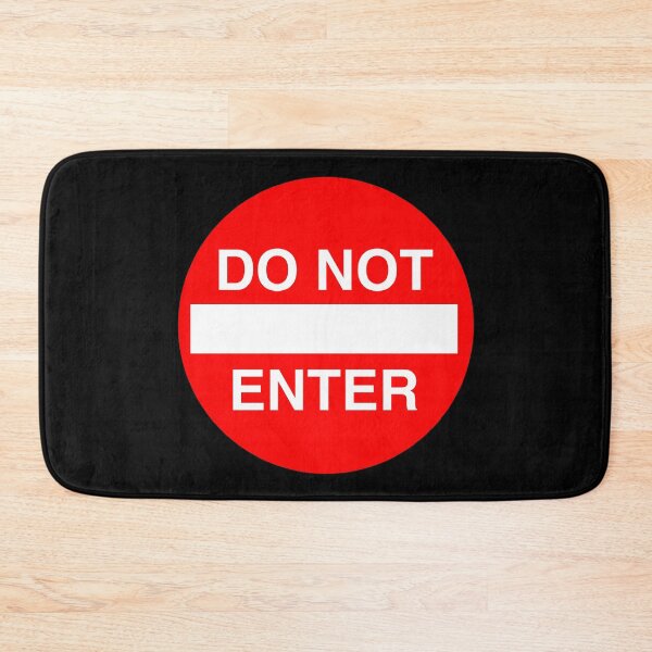 Item preview, Do not enter, yes and no, color art designed and sold by artdragongift 15.