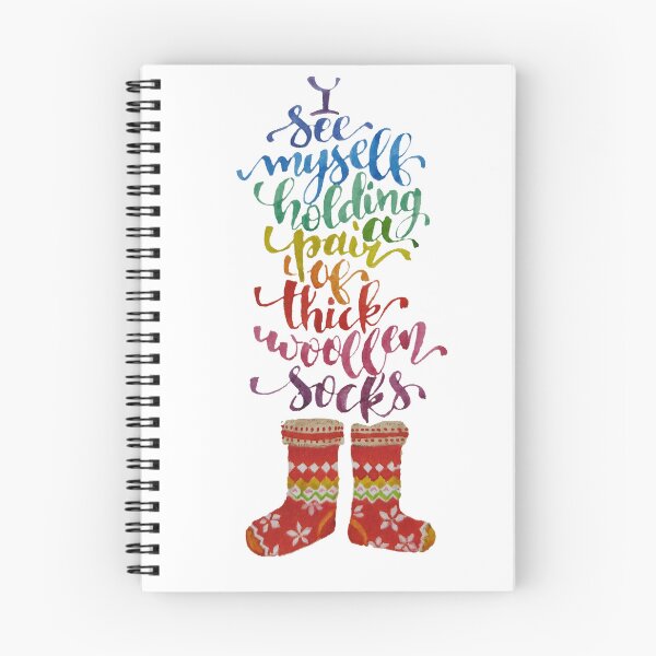Item preview, Calcetines gruesos de lana cita de Dumbledore designed and sold by KhadijaFakhri.