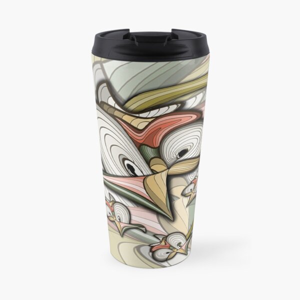Organic futuristic creation. Travel Mug