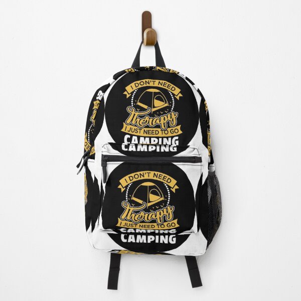 Item preview, I don't need therapy, I just need to go camping designed and sold by Unaiza Khalid.