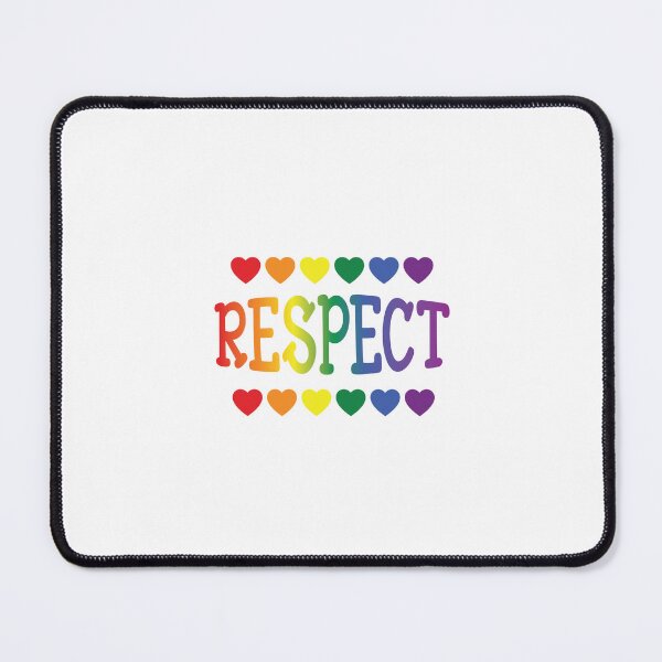 Item preview, 'Respect' (White) designed and sold by The Button Gal.